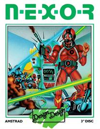 Box cover for N.E.X.O.R. on the Amstrad CPC.